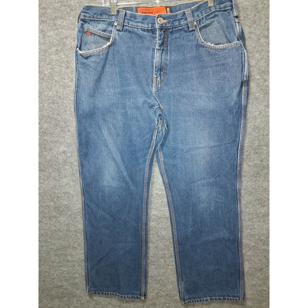 Jesse James Industrial Workwear 38x32 Jeans 14 oz Denim 5 Pocket Work Fit‎